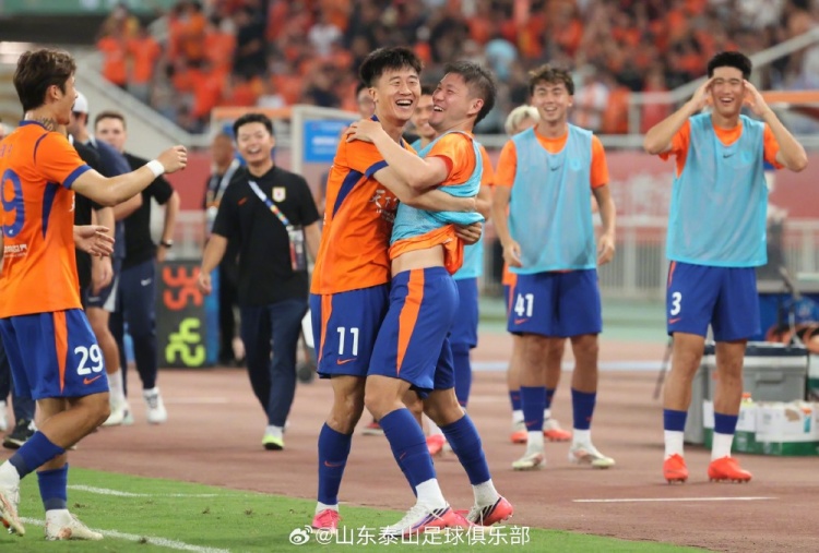 3-1，山东泰山主场赢下齐鲁德比