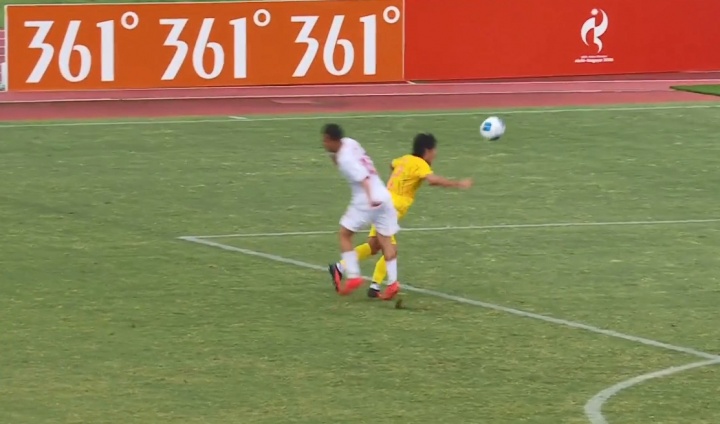 亚运会-U23国足0-0伊朗U23 小组第2末轮将战阿联酋 吴曦远射中框